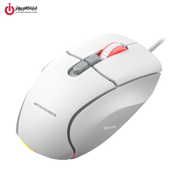 ماوس گیمینگ سیم‌دار میتسوشیدا مدل MITSUSHIDA KC-G800 — تصویر ۹