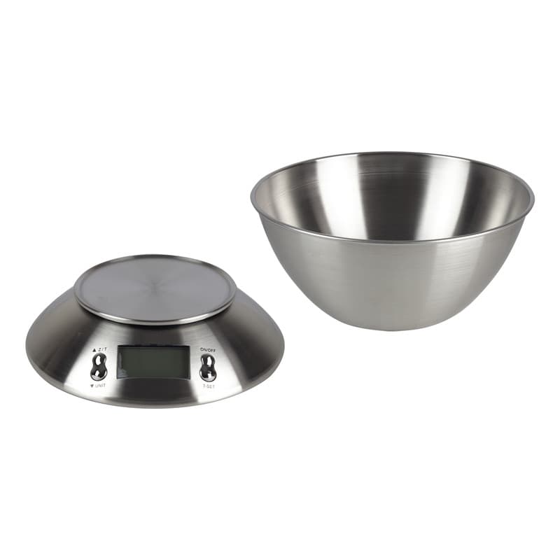 ترازو آشپزخانه 5 کیلویی کاسه دار استیل دیجیتال یونیک کد UN-6518 — تصویر ۵