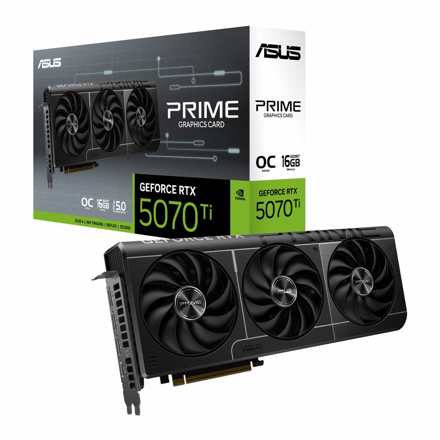 کارت گرافیک ایسوس PRIME RTX 5070 Ti 16GB GDDR7 OC
