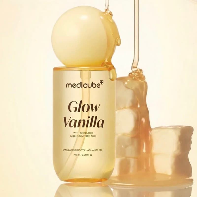 میست خوشبو کننده مو و بدن مدیکیوب با رایحه وانیل Medicube Glow Vanilla Hair & Body Fragrance Mist — تصویر ۶