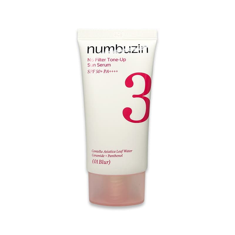 سرم ضدآفتاب و تون‌آپ شماره 3 نامبوزین (مدل 01 numbuzin No.3 No Filter Tone-Up Sun Serum (Blur