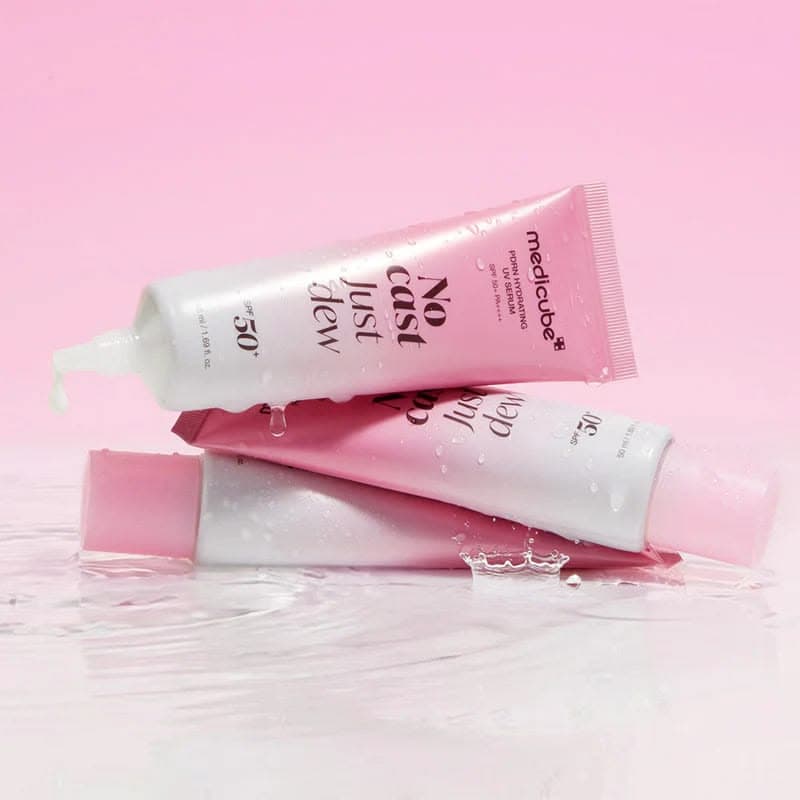 سرم ضدآفتاب PDRN و آبرسان مدیکیوب Medicube No Cast Just Dew PDRN Hydrating UV Sun Serum — تصویر ۳