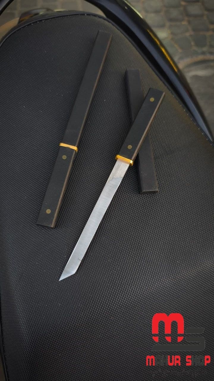 چاقو ثابت M390 با غلاف استیل ضد زنگ — تصویر ۲