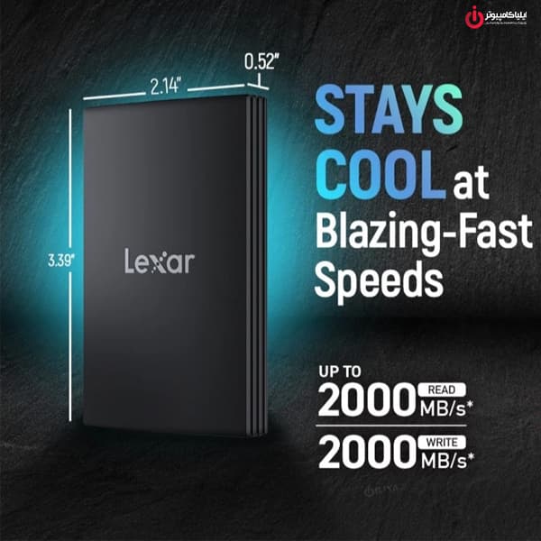 اس اس دی اکسترنال لکسار مدل LEXAR Armor 700 ظرفیت 1 ترابایت — تصویر ۸