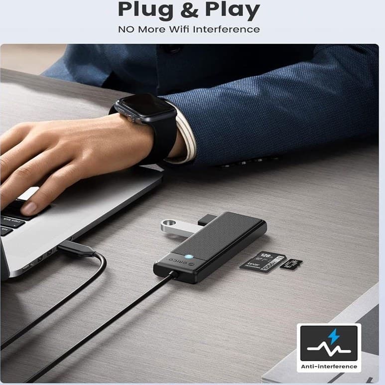 هاب 3 پورت USB-C اوریکو مدل PAPW3AT-C3-10 — تصویر ۶