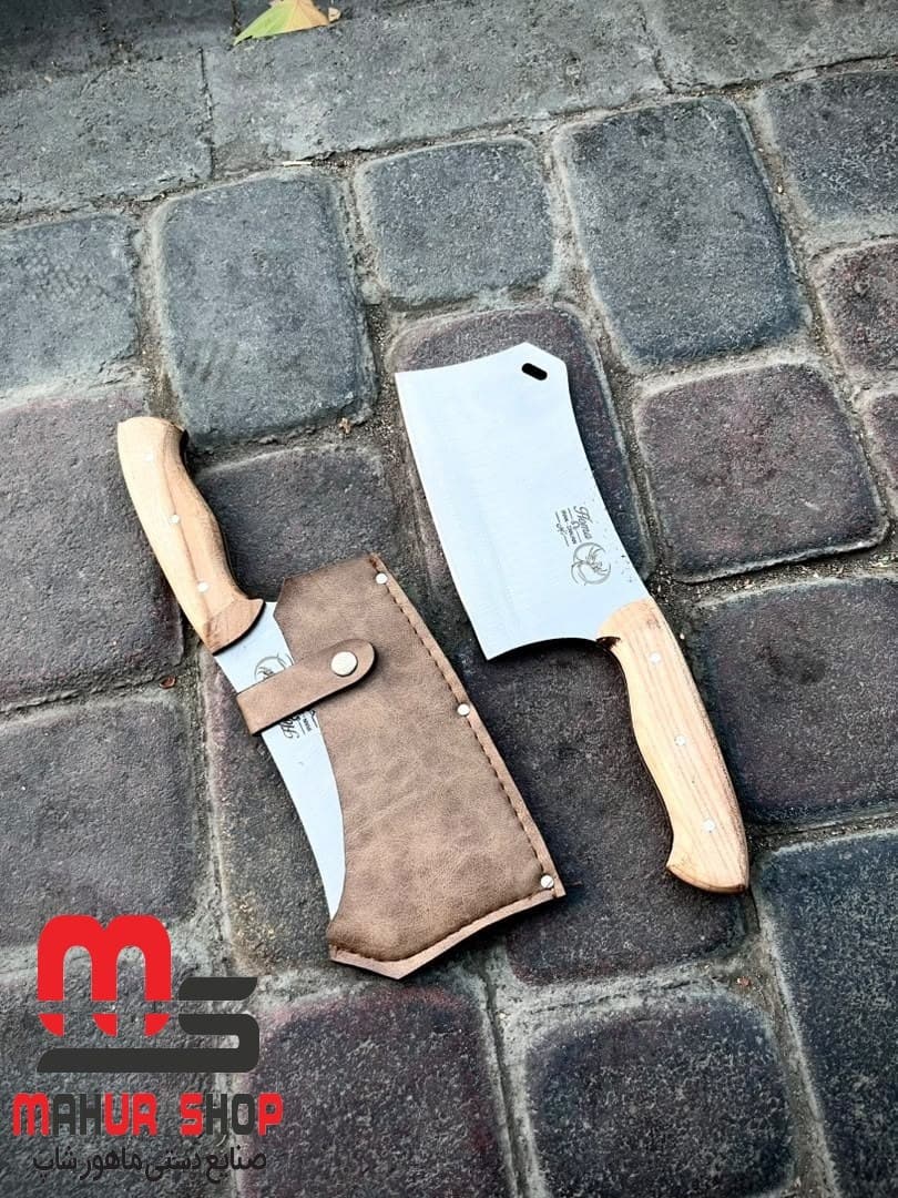 ساطور استخوان شکن هما غلافدار تیغه بشرط