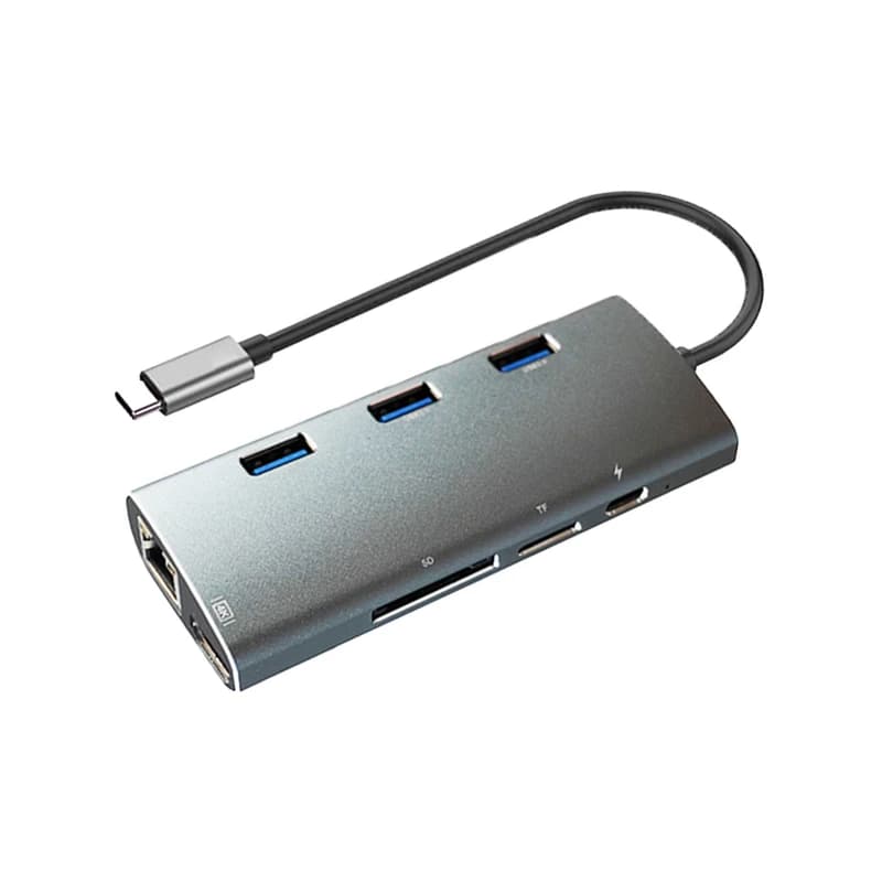 هاب 8 پورت USB-C کی نت مدل K NET S8 — تصویر ۸