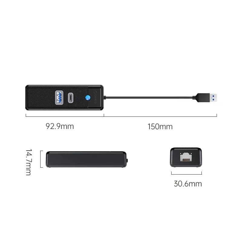 هاب USB3.0 سه پورت اوریکو مدل ORICO PWCUR-U3 15 — تصویر ۳