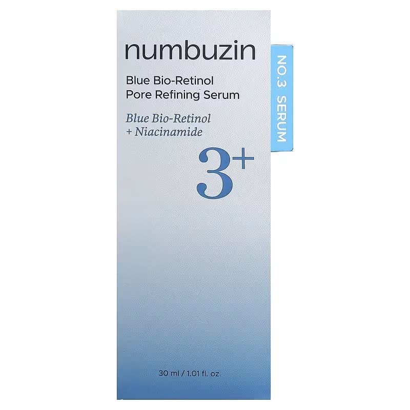 سرم کنترل منافذ نامبوزین Numbuzin No 3 Blue Bio-Retinol Pore Refining Serum — تصویر ۸