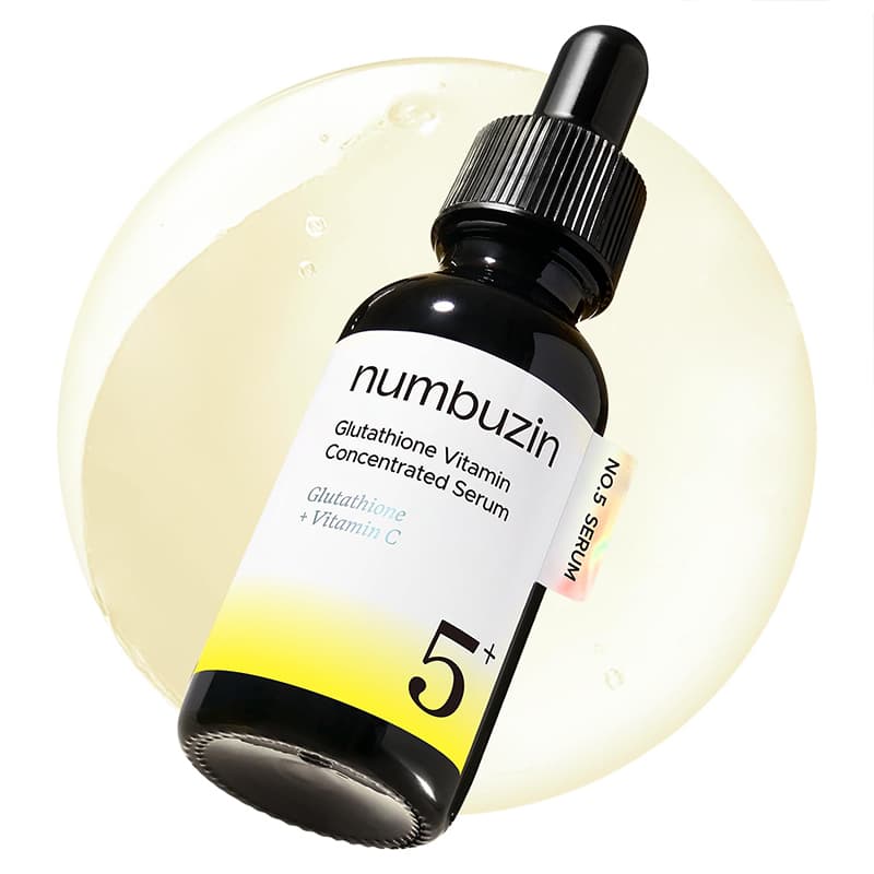 سرم روشن کننده و ضد لک نامبوزین Numbuzin No 5+ Glutathione Vitamin Concentrated Serum — تصویر ۷