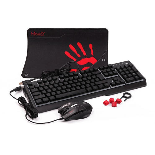 کیبورد و ماوس با سیم ای فورتک A4TECH GAMING COMBO B1700 — تصویر ۲