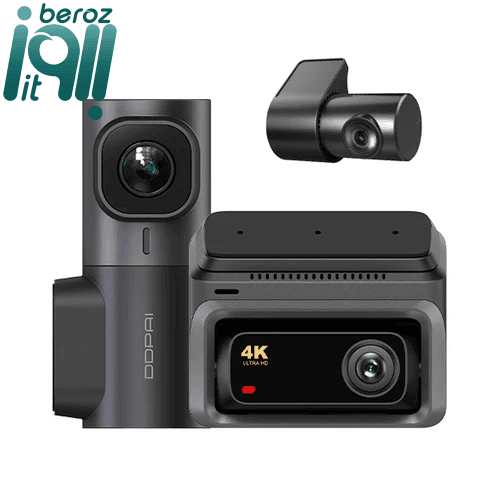 ست کامل دوربین ثبت وقایع همراه با کیت پارک و سیمکارت DDPAI Z60 — تصویر ۵
