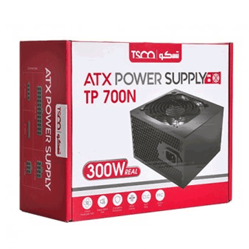 منبع تغذیه کامپیوتر تسکو TSCO ATX POWER 300W TP 700N — تصویر ۴