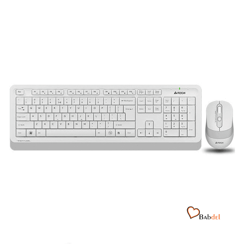 کیبورد و ماوس بی سیم ای فورتک A4TECH WIRELESS COMBO FG1010S — تصویر ۲