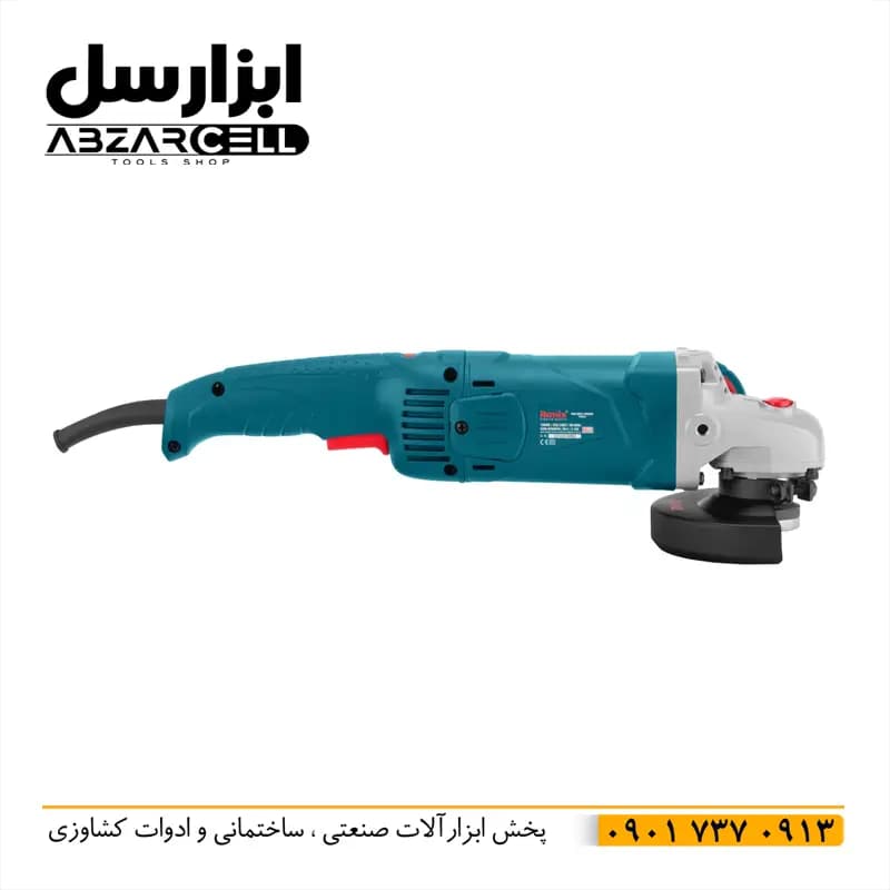 مینی فرز دسته بلند 125 میلی متری رونیکس 3165| ضمانت 12 ماهه| دیمر کنترل سرعت| اصل| 1500 وات قدرت — تصویر ۱۰
