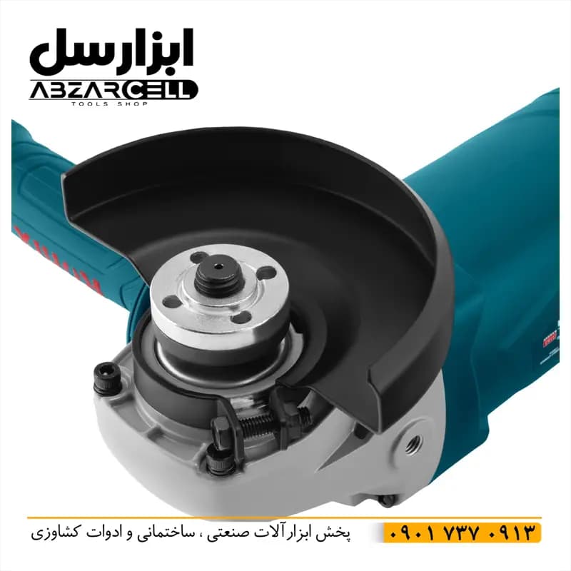 مینی فرز دسته بلند 125 میلی متری رونیکس 3165| ضمانت 12 ماهه| دیمر کنترل سرعت| اصل| 1500 وات قدرت — تصویر ۷