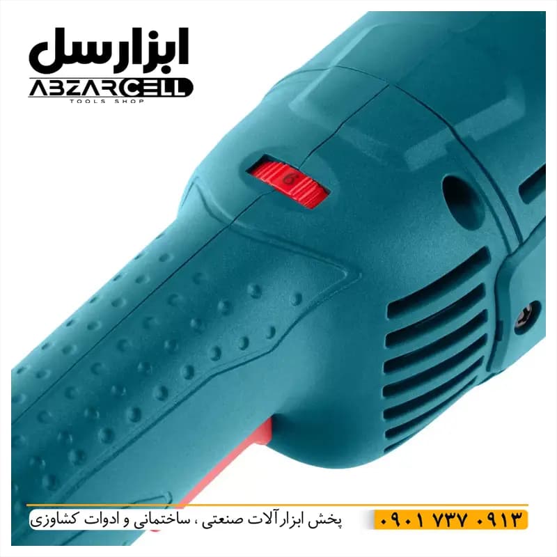 مینی فرز دسته بلند 125 میلی متری رونیکس 3165| ضمانت 12 ماهه| دیمر کنترل سرعت| اصل| 1500 وات قدرت — تصویر ۳