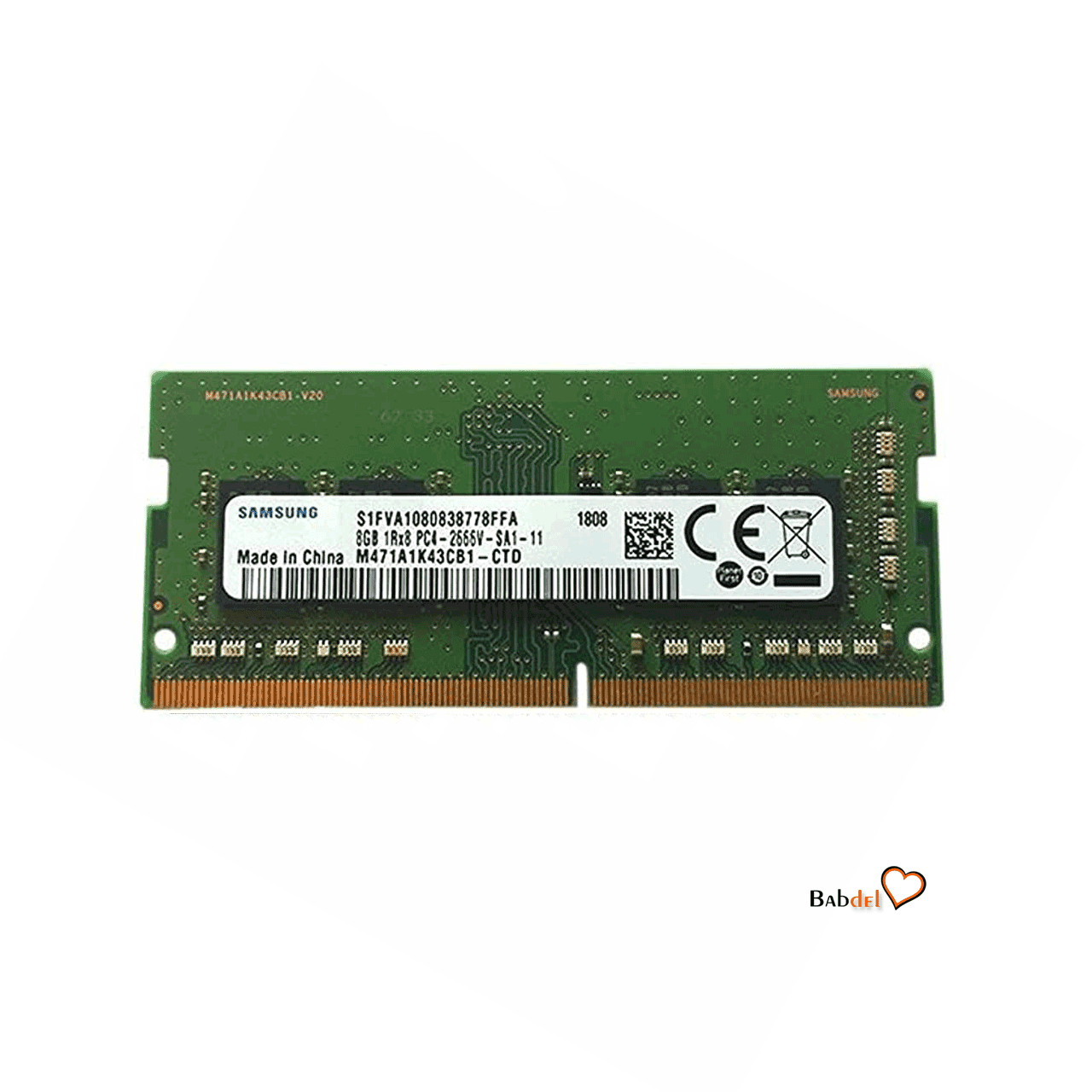 رم لپ تاپ 8گیگابایت سامسونگ RAM Samsung 8G 2666Mhz DDR4