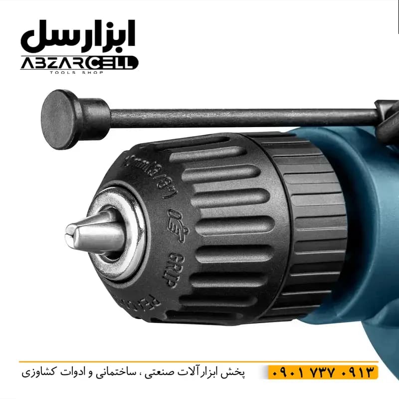 دریل برقی 420 وات 10 میلی متر رونیکس 2115 (اصل)| ضمانت ۱۲ ماه| موتور تمام مسی — تصویر ۳