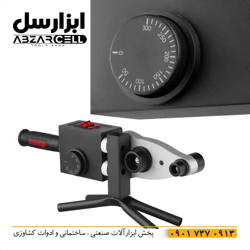 اتو لوله 2000 وات با لوازم رونیکس RH-4401| ضمانت 12 ماه| 2 المنت| کیف فلزی با لوازم کامل — تصویر ۶
