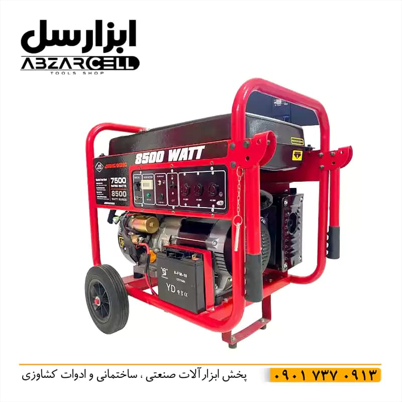 موتور برق استارتی 8.5 کیلو وات بنزینی جیانگ دانگ JD8500THEB — تصویر ۴