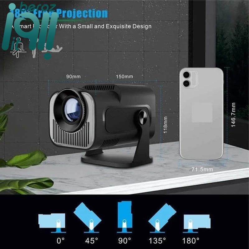 ویدئو پروژکتور قابل حمل مدل Lcd projector ac100 TK02 — تصویر ۱۲