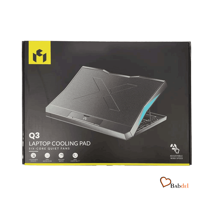 پایه خنک کننده لپ تاپ کول کلد COOLCOLD COOLING PAD Q3 — تصویر ۳