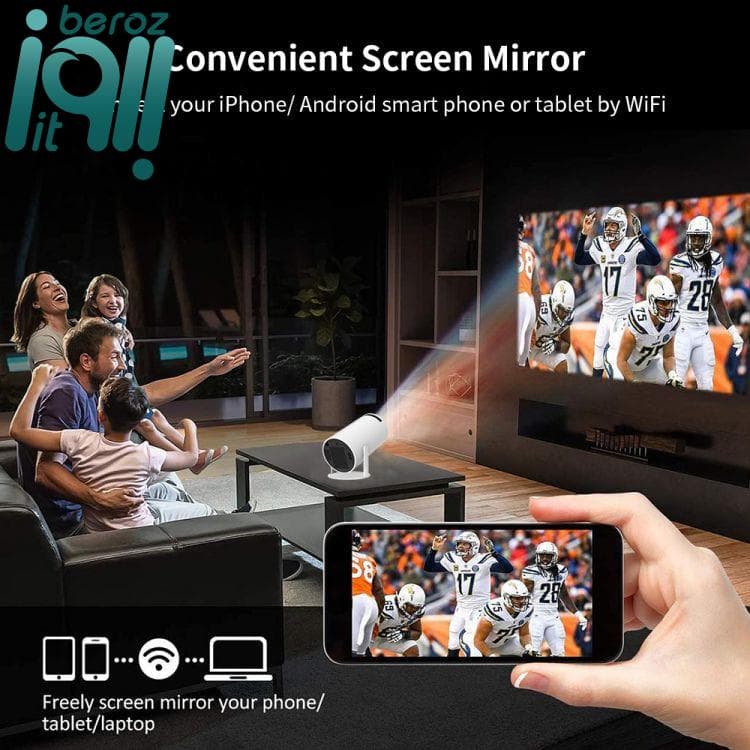 ویدئو پروژکتور LED projector TK01 — تصویر ۵