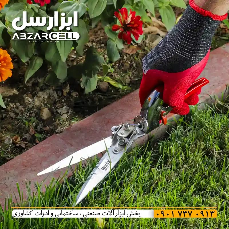 قیچی چمن زنی رونیکس RH-3130| چرخش 90 درجه| سه حالت برش| ساخت تایوان