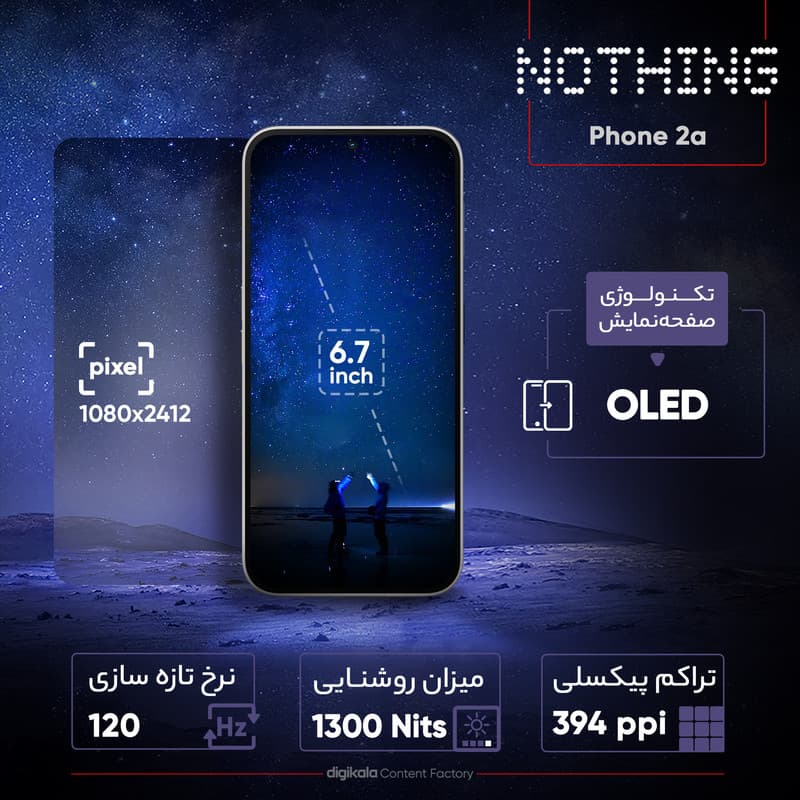 گوشی موبایل ناتینگ مدل Phone 2a Community Edition دو سیم کارت ظرفیت 256 گیگابایت رم 12 گیگابایت — تصویر ۱۲