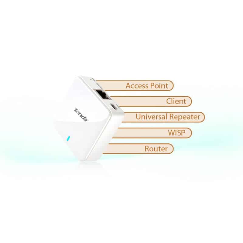 Tenda Wireless N150 Travel Router A6 — تصویر ۳