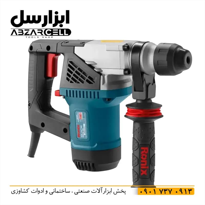 دریل بتن کن 4 کیلویی رونیکس مدل 2710| 3 کاره| کیف حمل| اصل| ضمانت 12 ماهه — تصویر ۱۰