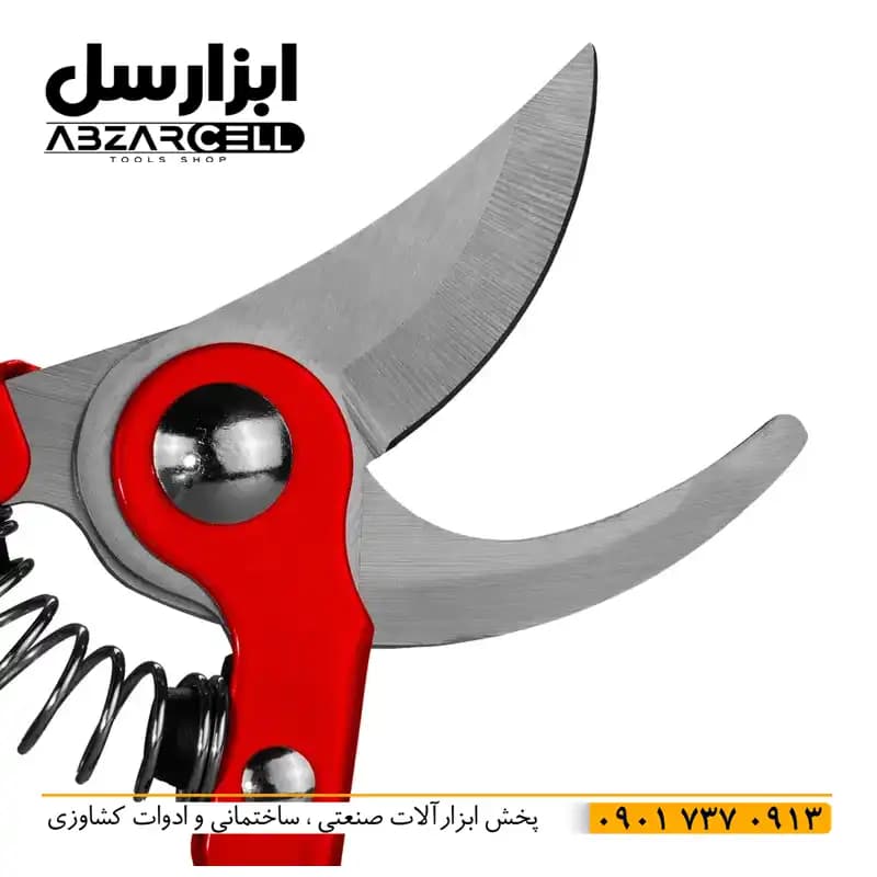 قیچی باغبانی رونیکس RH-3108| بدنه و تیغه تمام استیل ضد زنگ — تصویر ۲