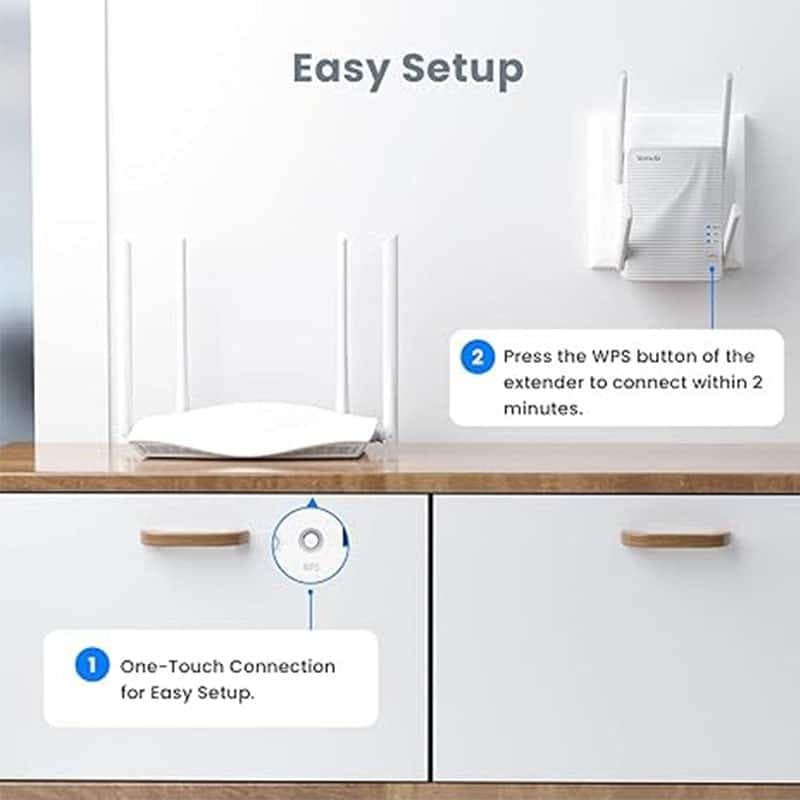 توسعه دهنده دیواری بی سیم تندا Tenda A21 Range Extender — تصویر ۸