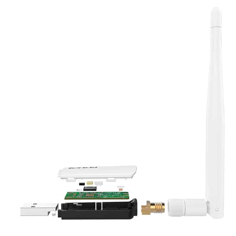 کارت شبکه بی‌سیم / دانگل USB آنتن دار تندا Tenda U1 300M — تصویر ۸