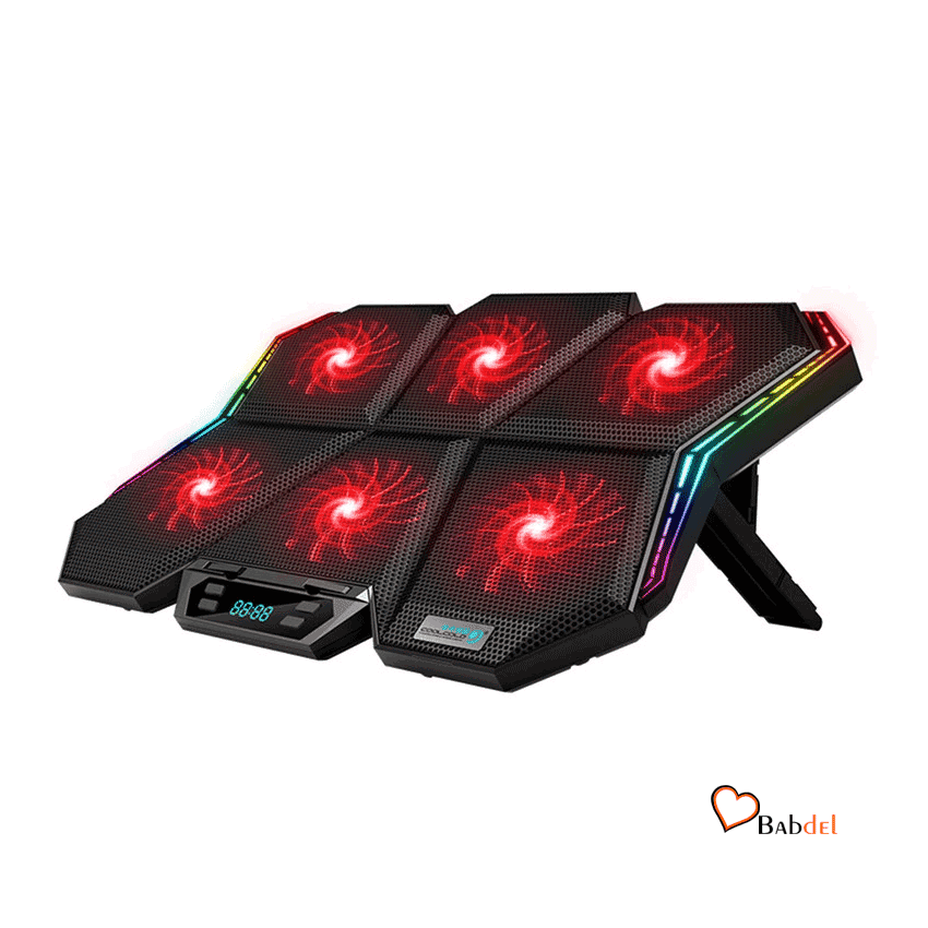 پایه خنک کننده لپ تاپ کول کلد COOLCOLD COOLING PAD K40 GAMING — تصویر ۶