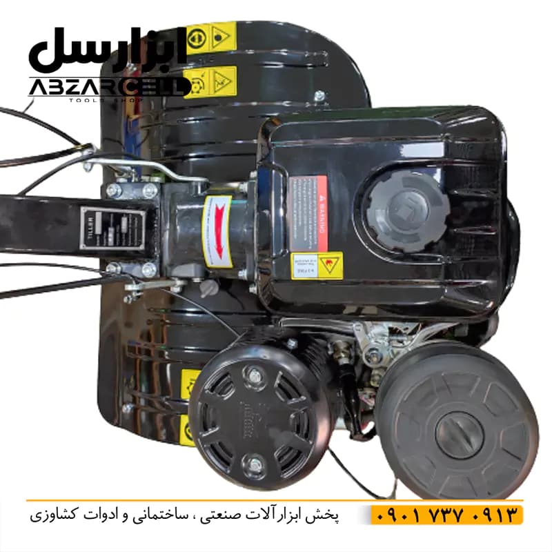 تیلر کولتیواتور بنزینی گیربکسی 7 اسب ورما مدل tiller-7hp- — تصویر ۷