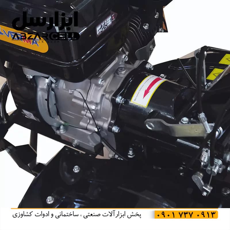 تیلر کولتیواتور بنزینی گیربکسی 7 اسب ورما مدل tiller-7hp- — تصویر ۶