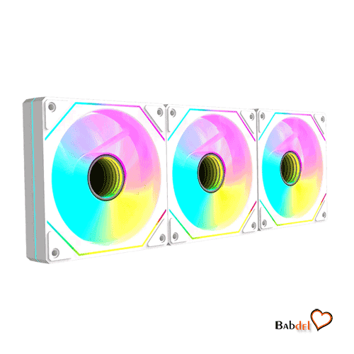 فن کیس ردراگون FAN CASE REDRAGON GC-F015 WHITE 3X — تصویر ۳