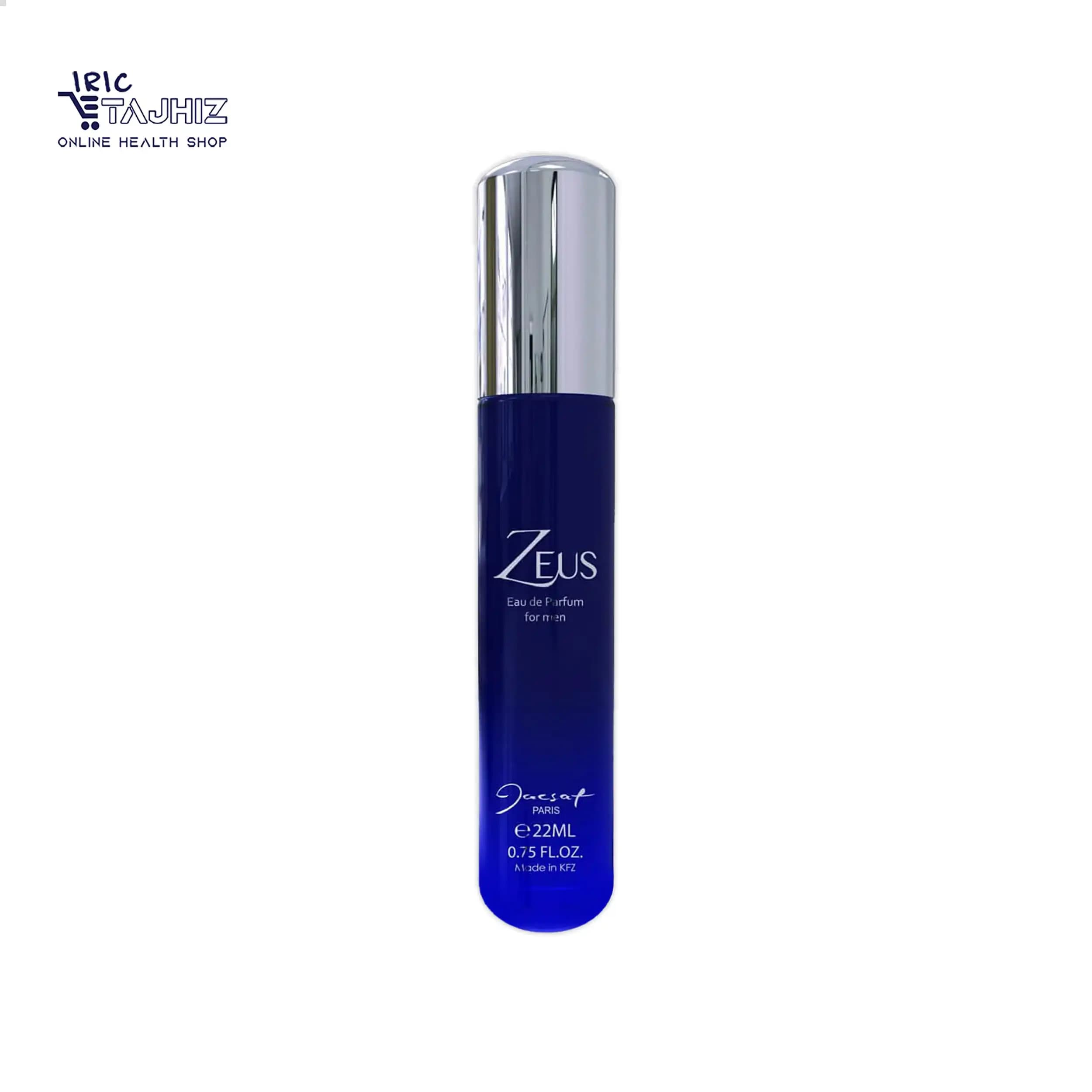 عطر جیبی مردانه زئوس Zeus ژک ساف 22 میلی لیتر