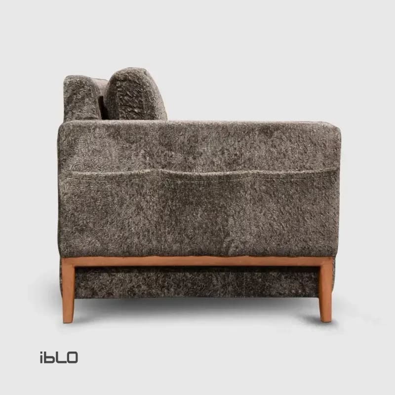 مبل ال راحتی دونفره الین (سبز یشمی) — تصویر ۳