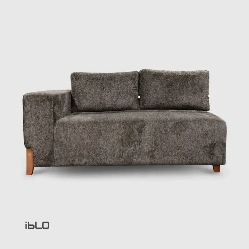 مبل ال راحتی دونفره الین (سبز یشمی) — تصویر ۲