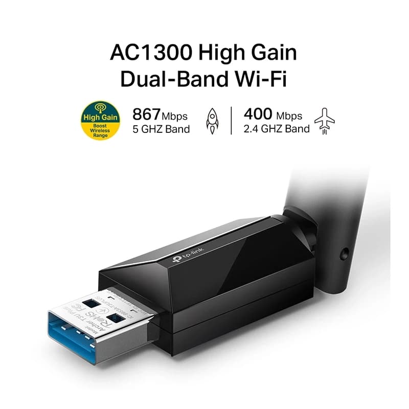 کارت شبکه AC1300 تی پی لینک TPLINK Archer T3U Plus — تصویر ۵