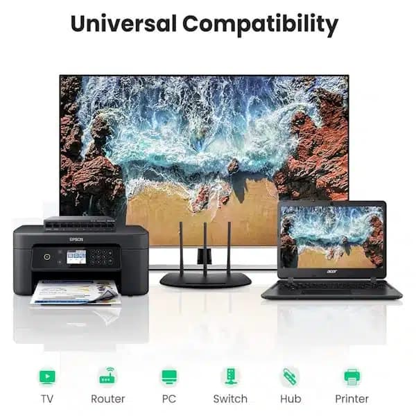 مبدل افزایش طول (Extension) RJ45 یوگرین مدل Ugreen NW114 — تصویر ۶