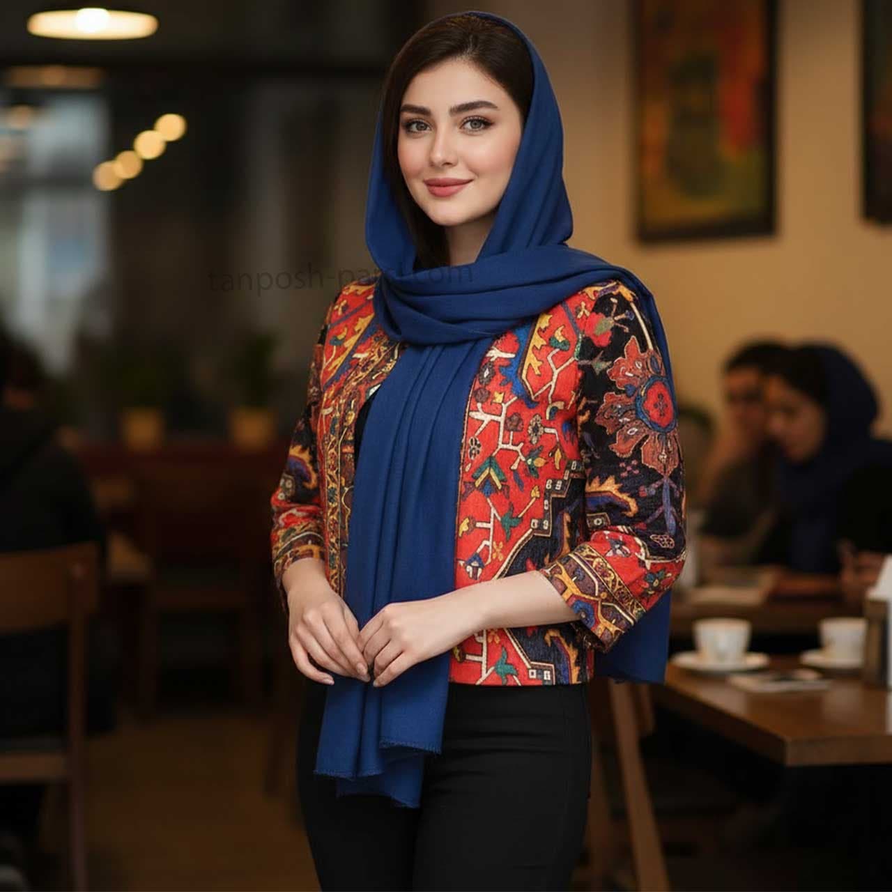 مانتو کتی طرح فرش ترنج — تصویر ۶