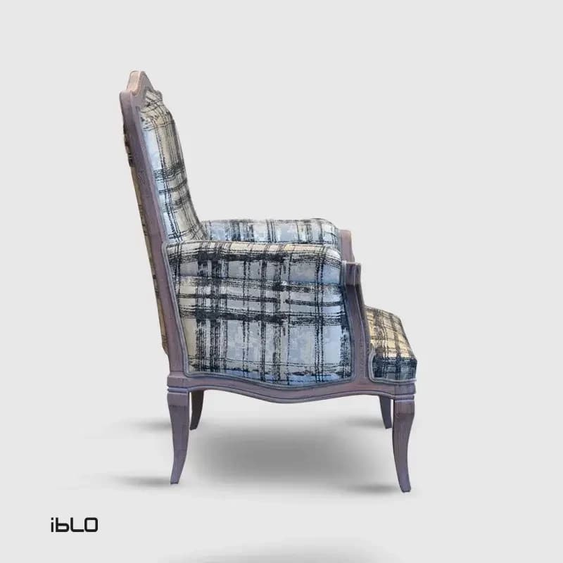 مبل یک نفره نئوکلاسیک لاوین (طرح کتیبه) — تصویر ۳