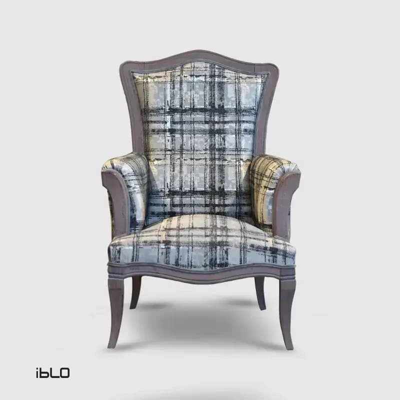 مبل یک نفره نئوکلاسیک لاوین (طرح کتیبه) — تصویر ۲
