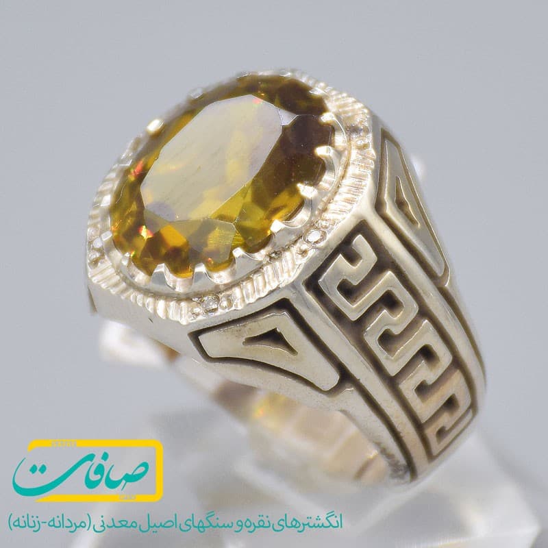 انگشتر الکساندریت مردانه «کد 2357»