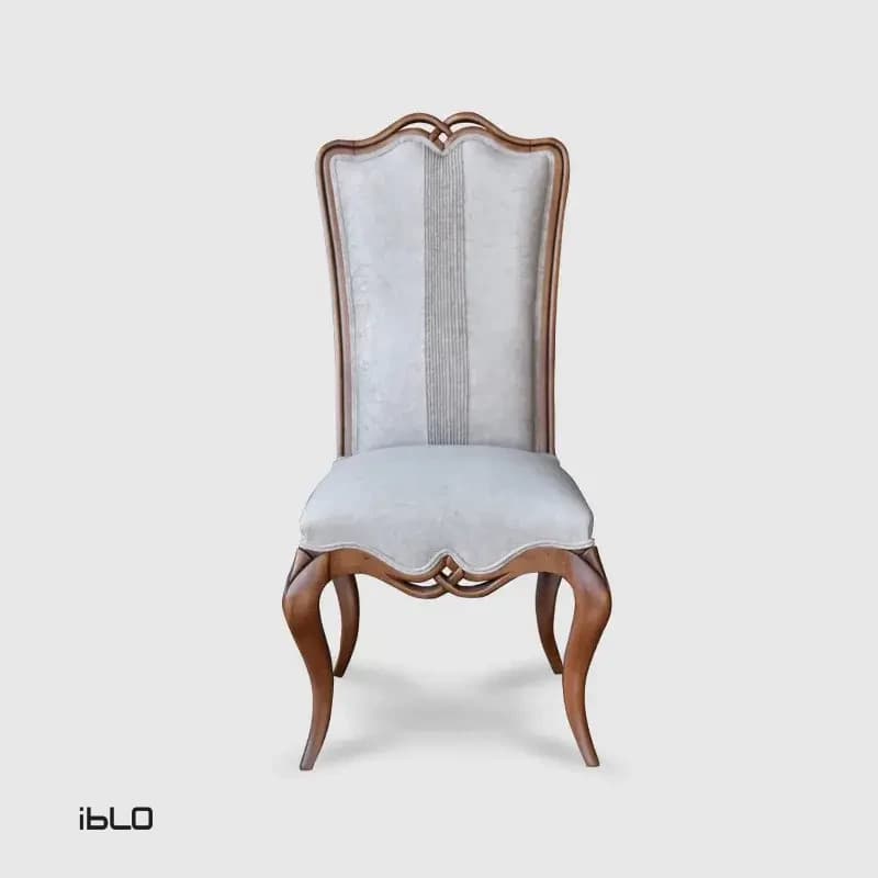 صندلی کلاسیک چوبی لیونا (شیری) — تصویر ۲