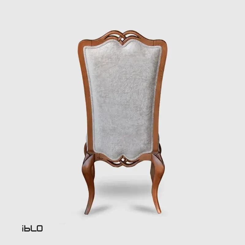 صندلی کلاسیک چوبی لیونا (شیری) — تصویر ۴